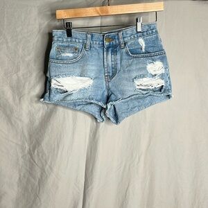 Billabong Distressed Jean Shorts